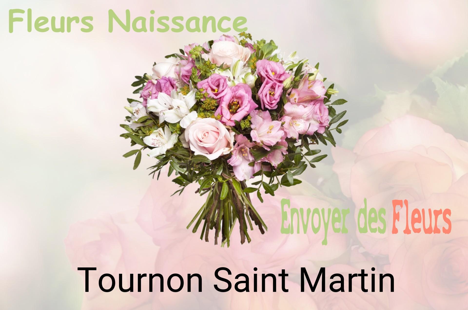 Bouquet de fleurs de naissance livré à Tournon-Saint-Martin